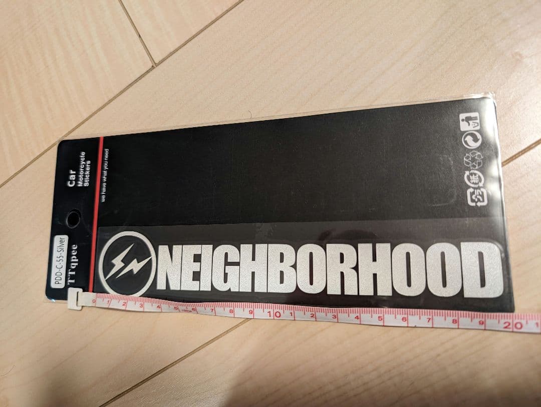 非売品 NEIGHBORHOOD Fragment 防水ステッカー 約20×2 - メルカリ