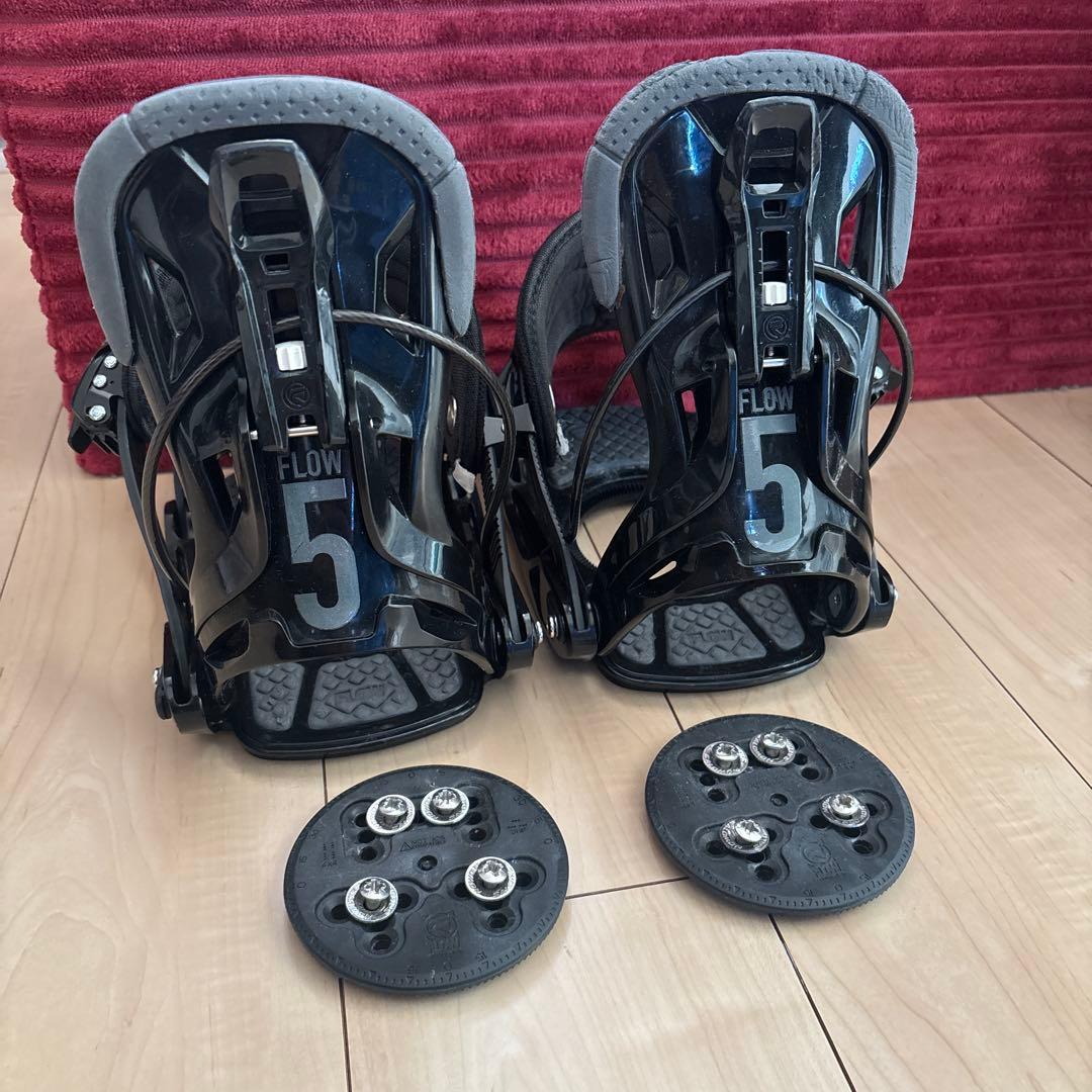 Flow 5 スノーボードビンディング リアエントリー SALOMONのビス