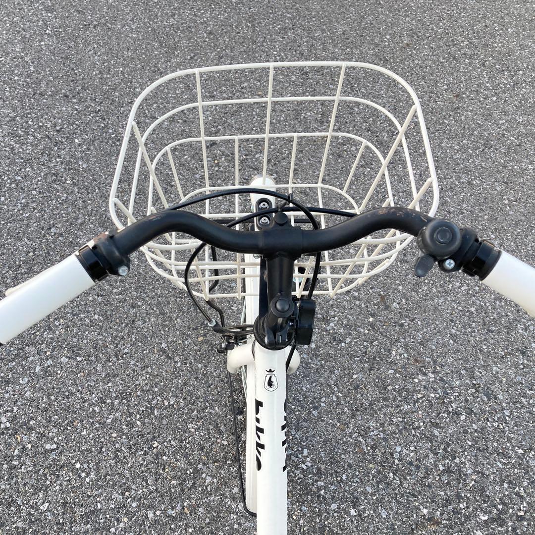 引き渡し限定 ブリヂストン bikke 22インチ 子供用 自転車 白 ビッケ