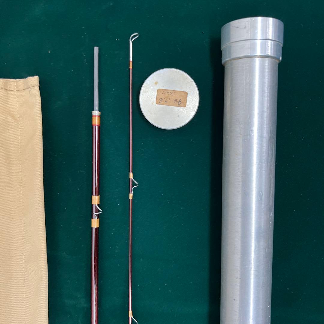 超希少　 レオナルド　カーボンフライロッド　8.6f #6