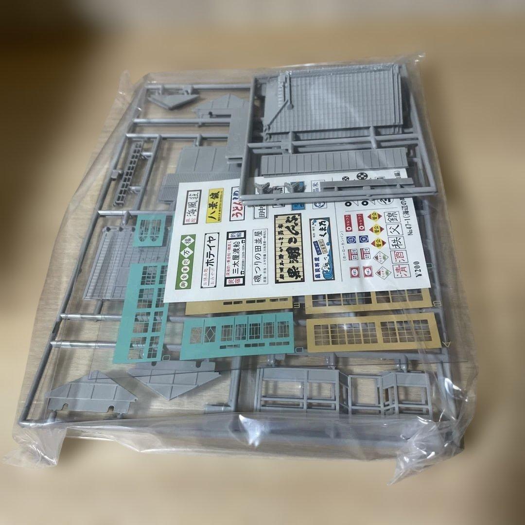 GREEN MAX 建築模型日本民家商家街景47系 全6種セット未組立