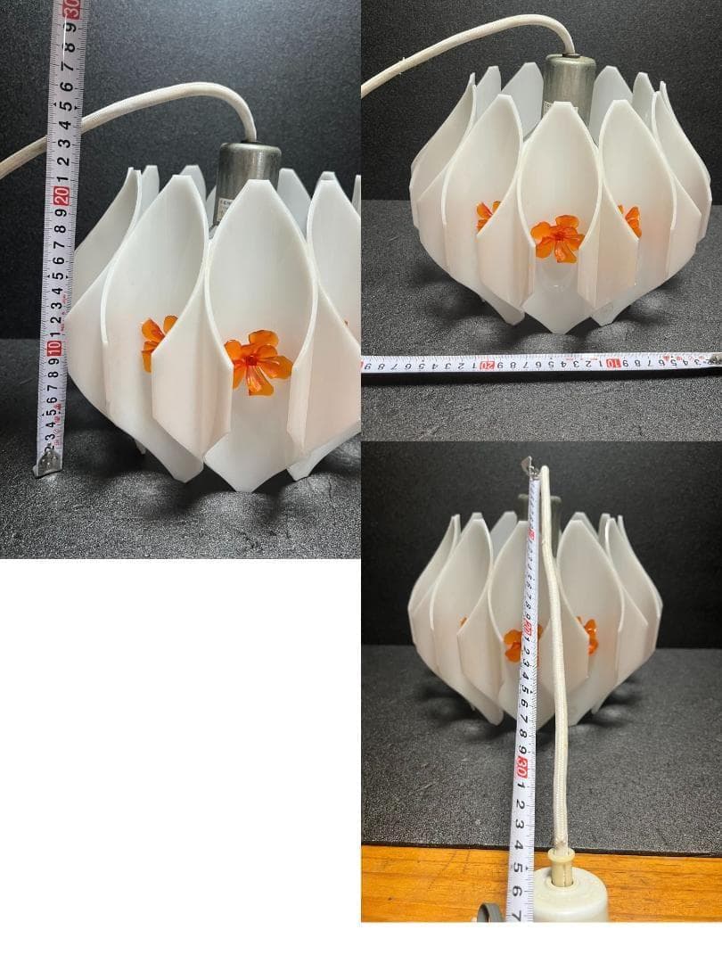 昭和レトロ チューリップ ライト ランプ 照明 レトロ 花 - メルカリ