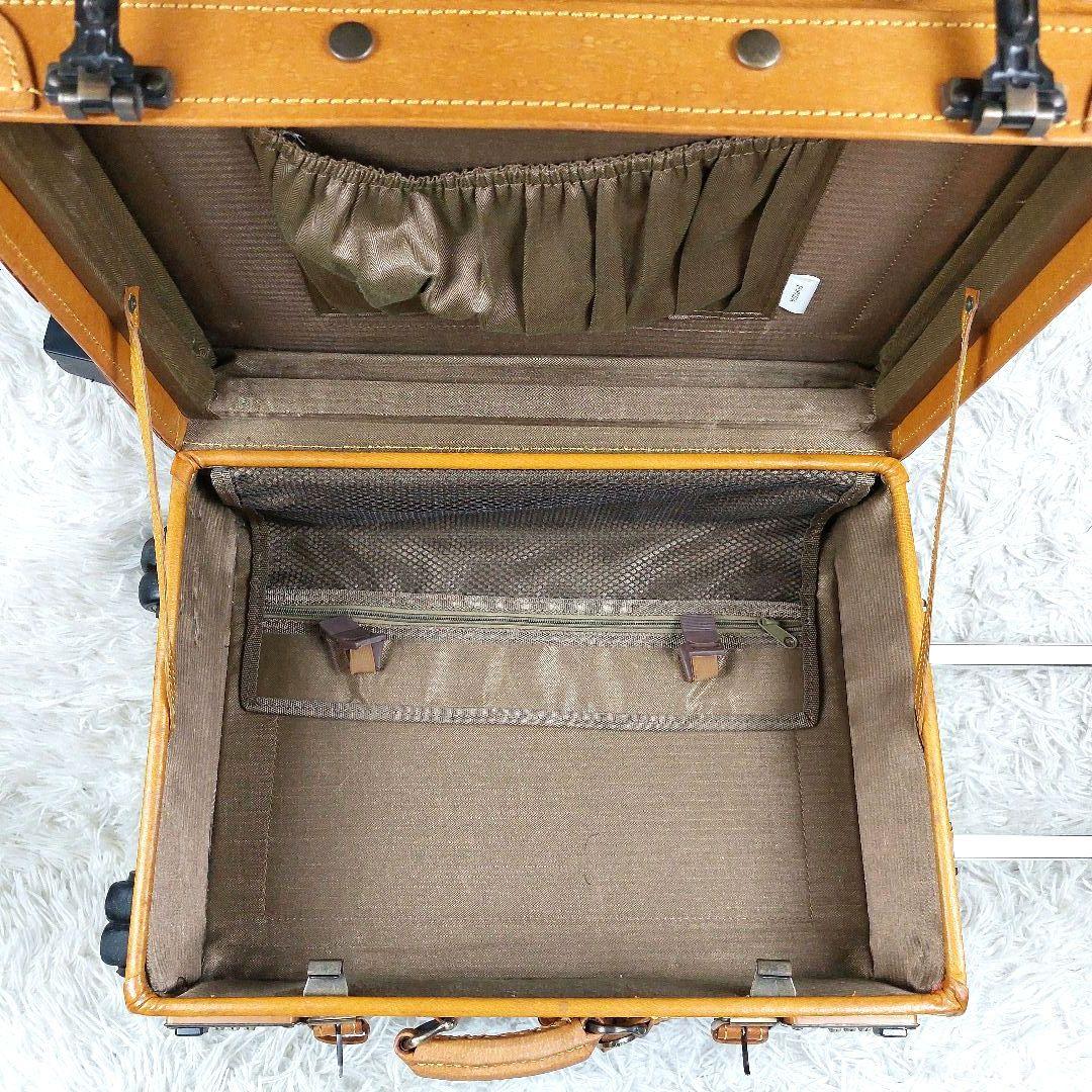 ユーラシアトランク 本革レザー シフレキャリーバッグ 旅行スーツ