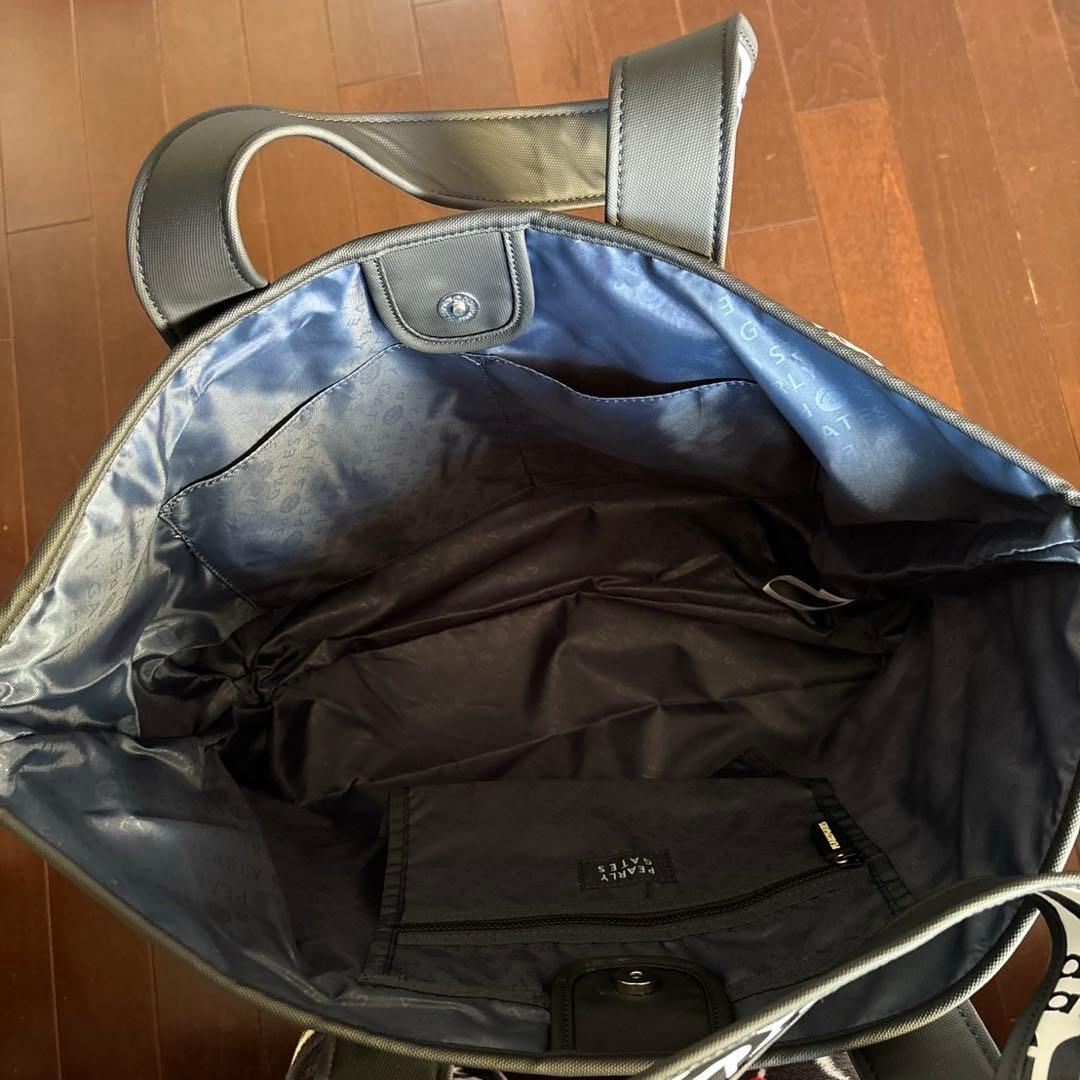 パーリーゲイツ PGGゴルフロゴロッカーBAGブラック×ホワイト