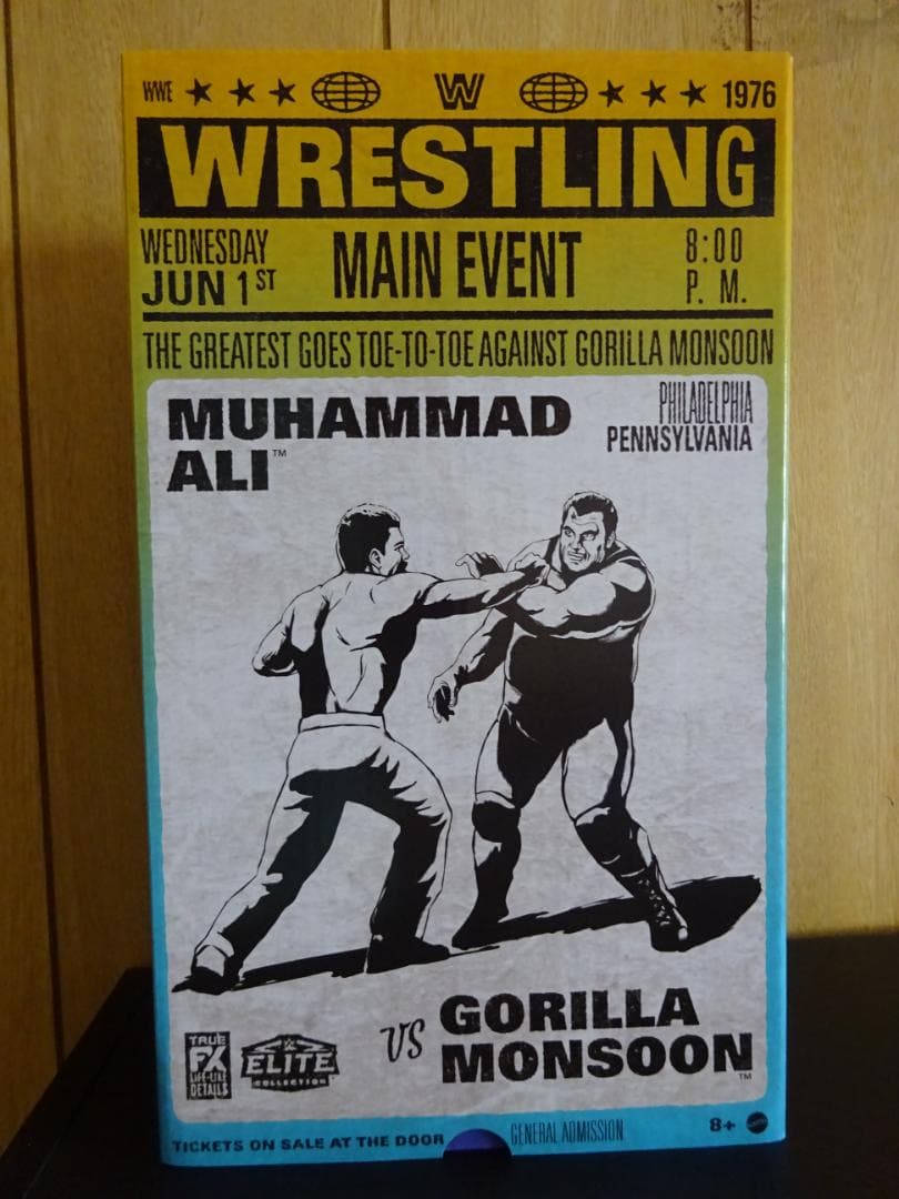 フィギュア 4体　ハーリー・レイス　モハメド・アリ　ビリーグラハム　モンスーン