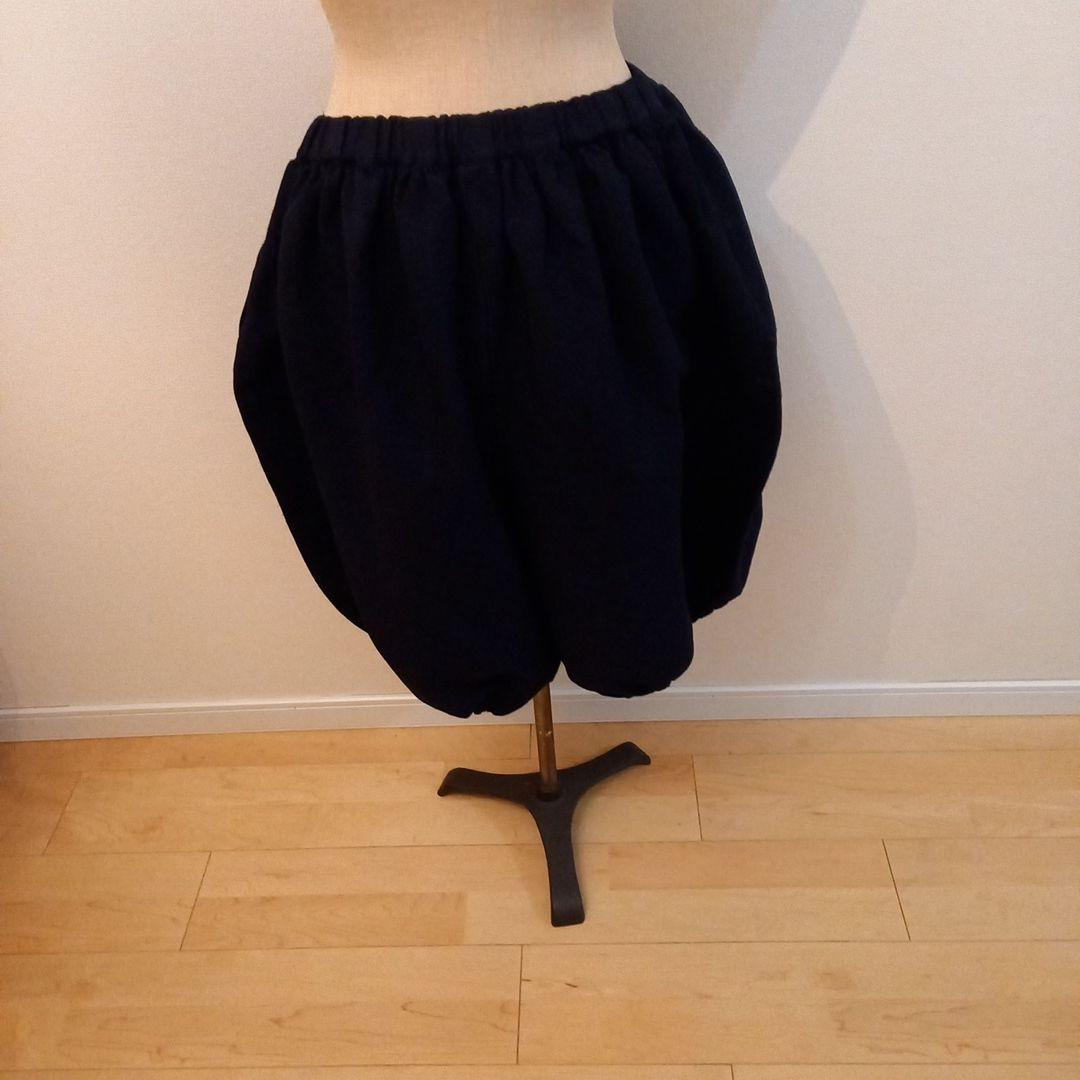 COMMEdesGARCONバルーンパンツ 濃紺（黒に近い）XS 中古・古着通販】COMME des GARCONS (コムデギャルソン) 製品染め