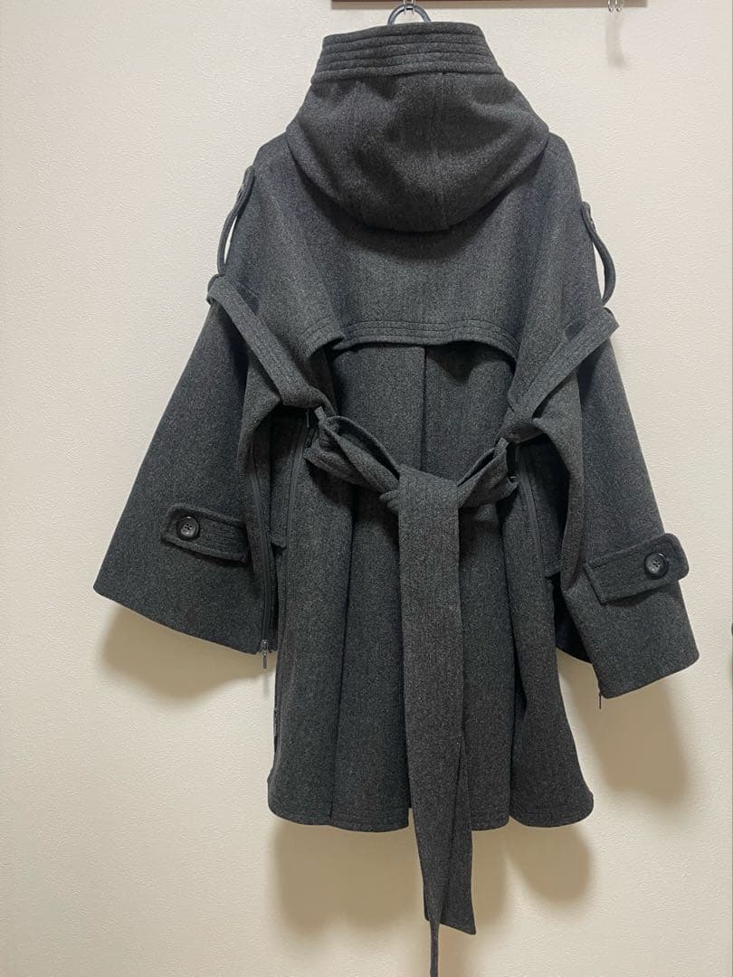 willfully ポンチョコート グレー - メルカリ