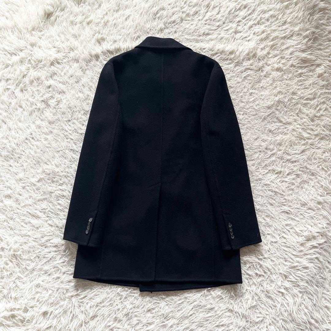 <美品>TAGLIATORE STENダブルフェイス ブラック ウールコート44 美品>TAGLIATORE STENダブルフェイス ブラック ウールコート44 - メルカリ