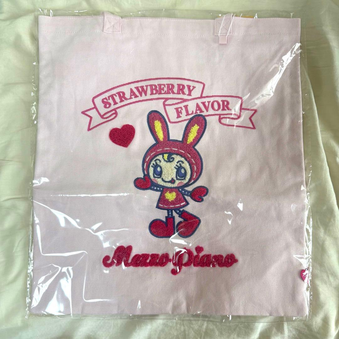 新品未開封】mezzo piano ベリエちゃん サガラ刺しゅうトートバッグ