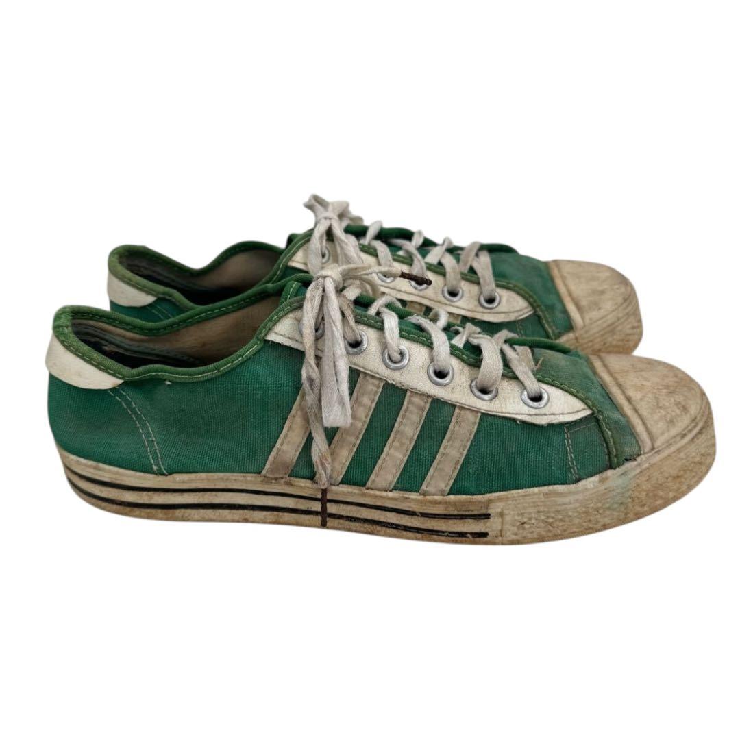 ビンテージ 60s 70s USA製 シューズ キャンバス スニーカー ラインの