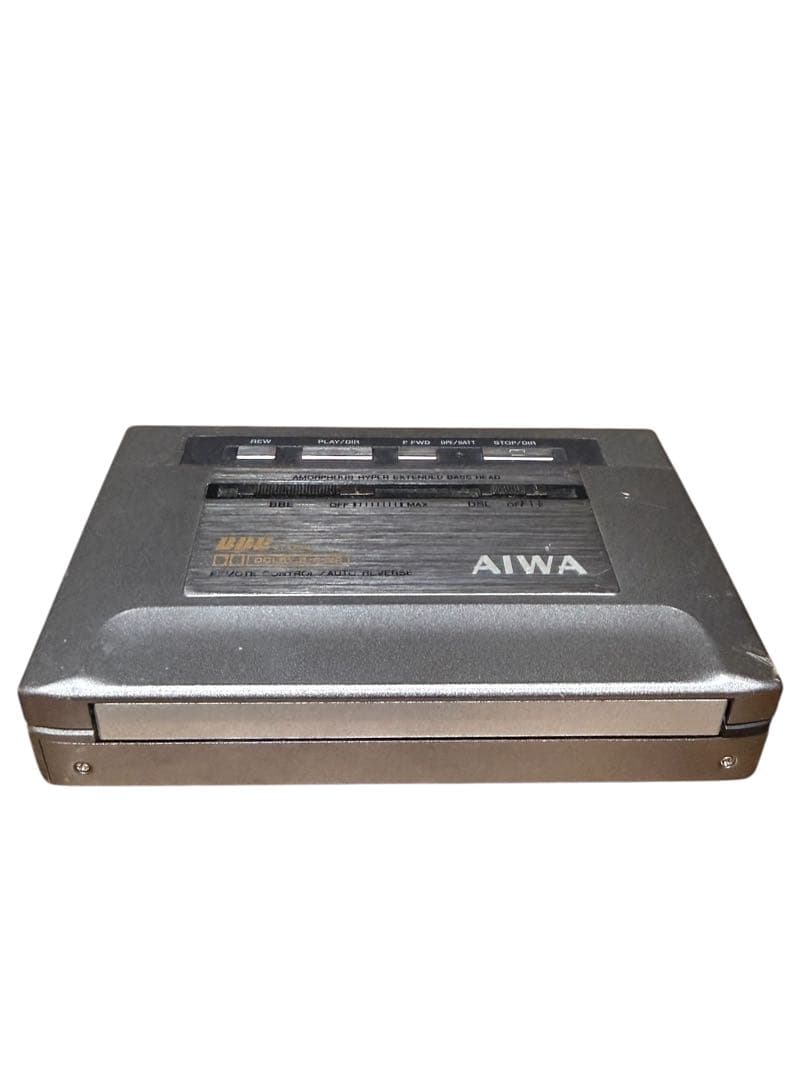 AIWA HS-PX50 シルバー ポータブルカセットプレーヤー 現状品