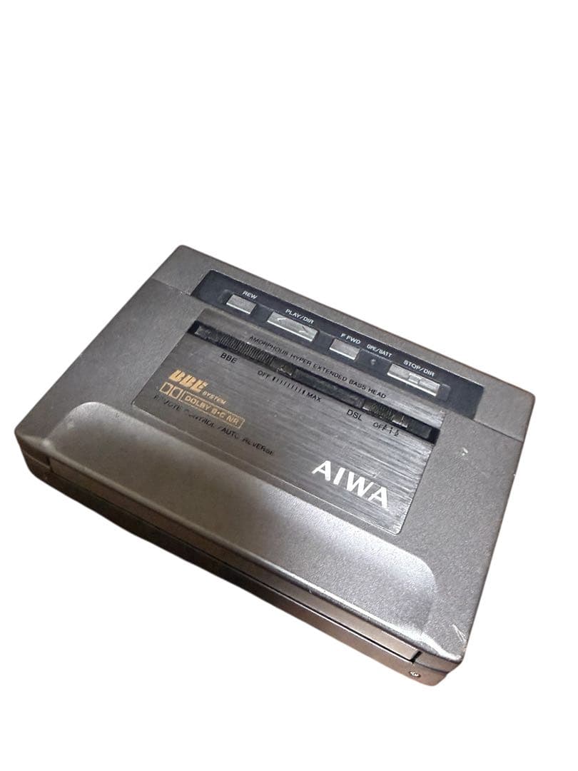 AIWA HS-PX50 シルバー ポータブルカセットプレーヤー　 現状品 AIWA hs-px50 カセットプレーヤー 小売 AIWA HS-PX50 シルバー