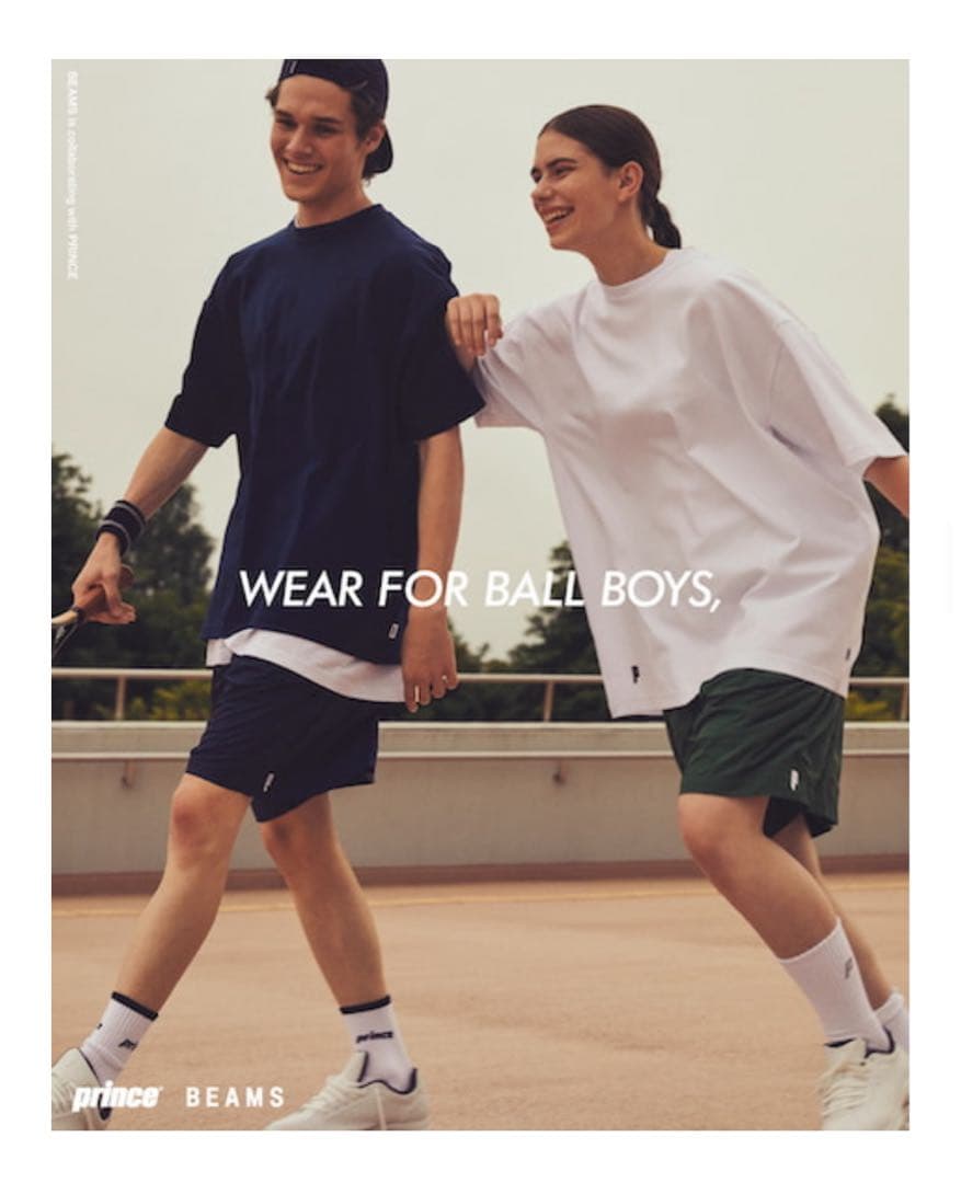 prince BEAMS コラボ Tシャツ S ネイビーの通販はau PAY マーケット