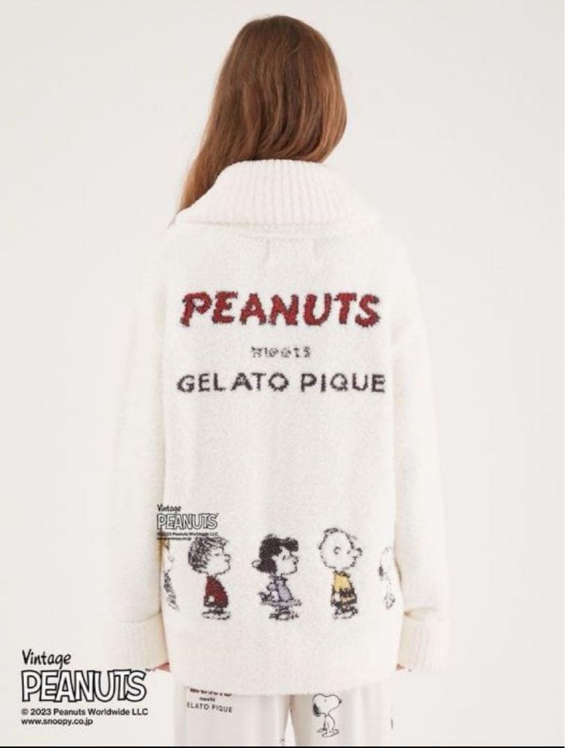 ジェラピケ スヌーピー カーディガン ジェラートピケ - メルカリ