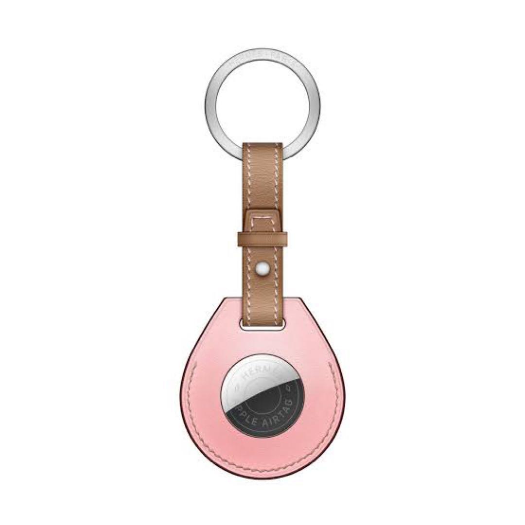 小物 Hermes AirTag Key Ring Rose Sakura AirTag Hermèsに「ローズ・サクラ」など春の新色 - iPhone Mania