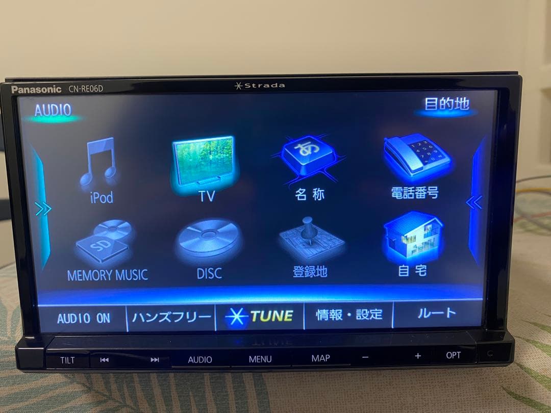 パナソニック ストラーダ CN-RA06D メモリーナビ 地図データ2019