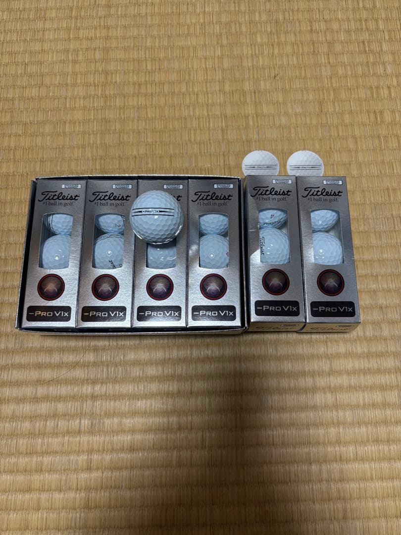 Titleist -Pro V1x レフトダッシュ　エンハンスド　限定品　１８球