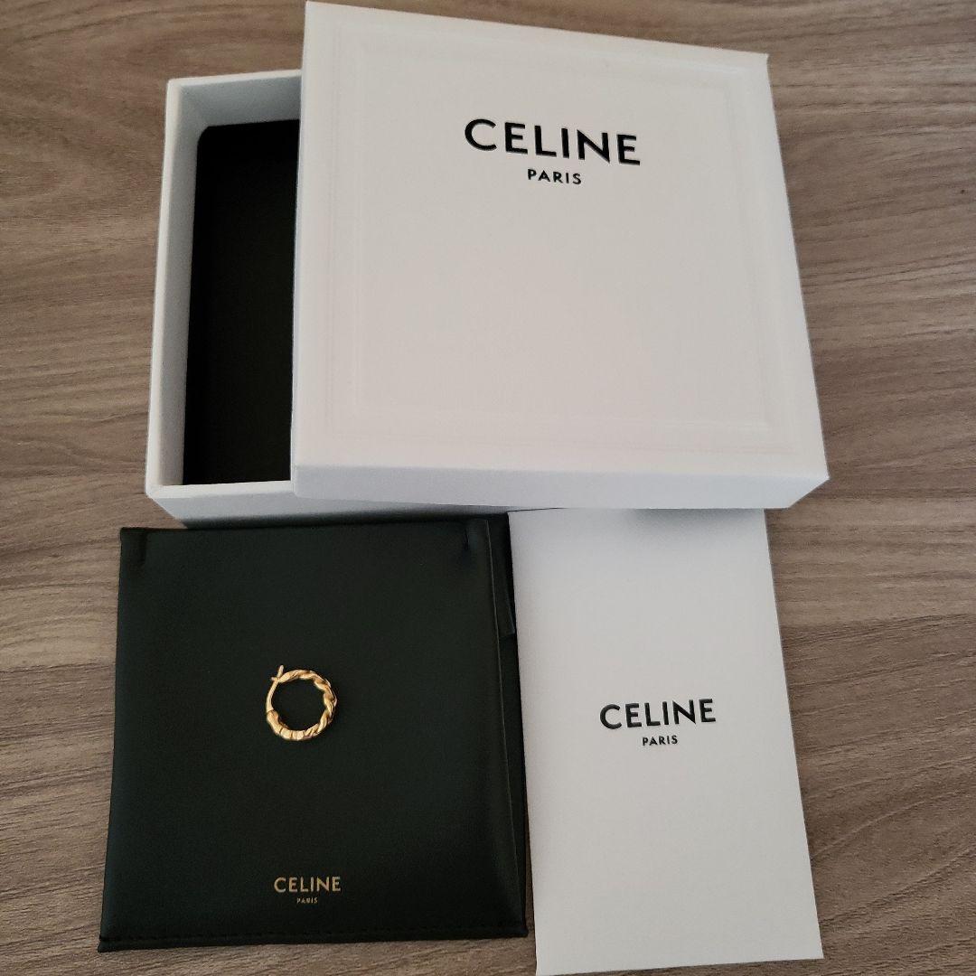 CELINE ゴールド片耳用ピアス CELINE（セリーヌ） ピアス レディース ゴールド 460GB 6BZI 35OR