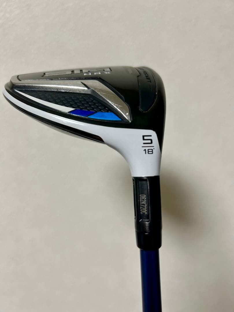 テーラーメイド sim2 MAX3W シャフトVR6S ヘッドカバーあり