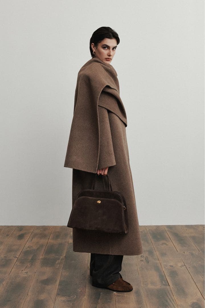 韓国elborn Tate Cashmere Hand-made Coat 36 - メルカリ