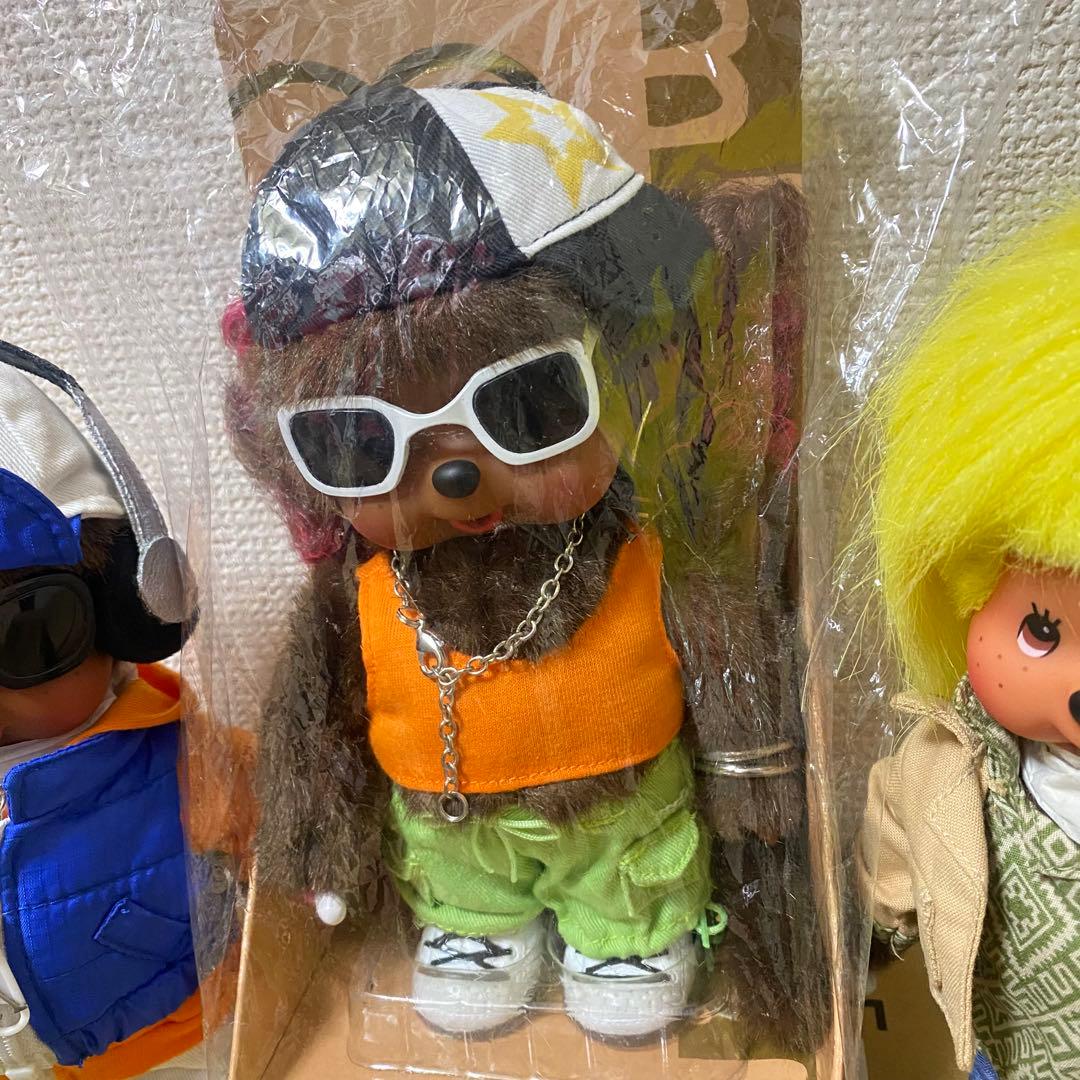 希少 モンチッチ ぬいぐるみ コレクション35周年 ヒップホップDJ 3体