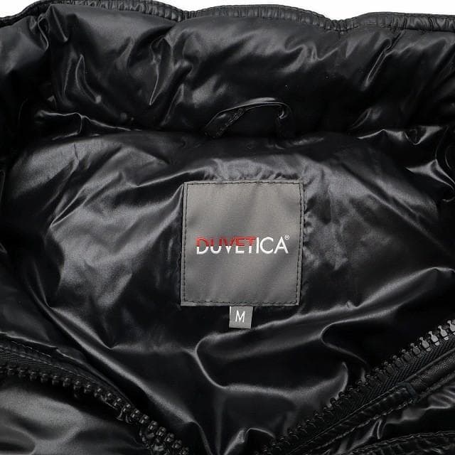 デュベティカ DUVETICA ラムレザー切替 ダウンジャケット M ブラック