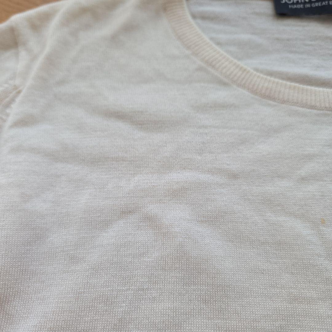 JOHN SMEDLEY クリーム色 長袖ニット L - メルカリ