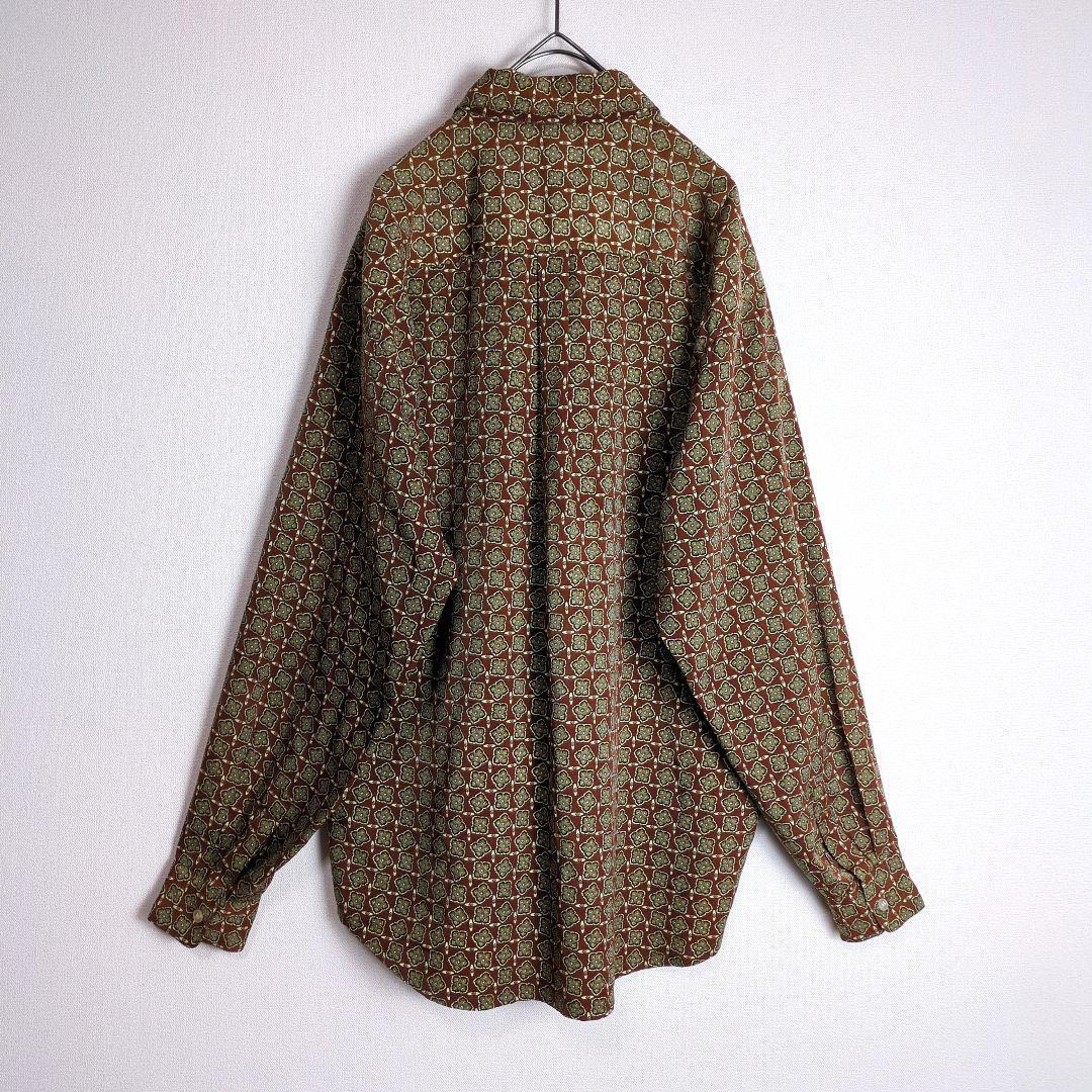 まめち様 4点まとめ買い 柄シャツ (L相当) フランス製 コモン 総柄