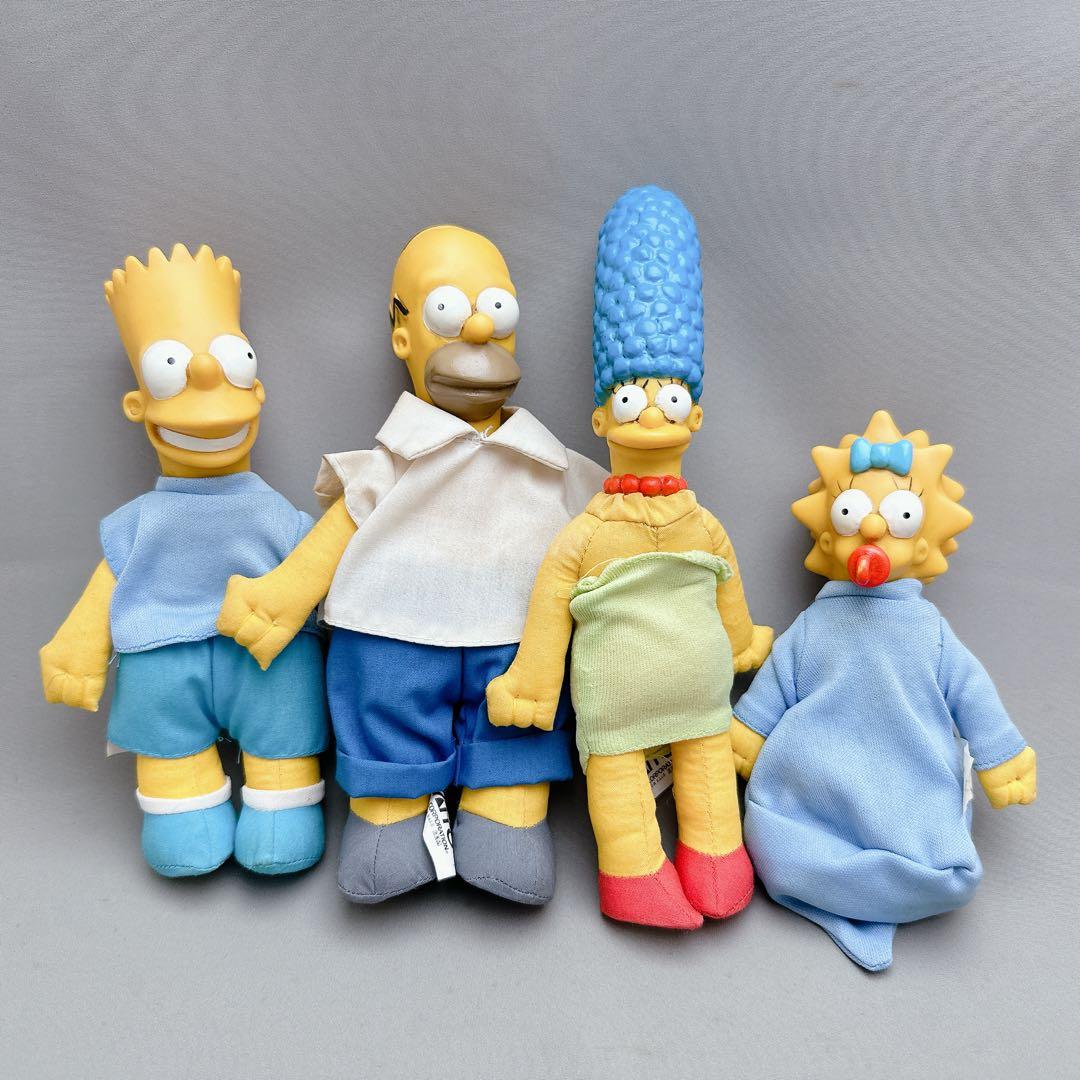 非売品 シンプソンズ ソフビ ぬいぐるみ人形 4体セット レトロ - メルカリ