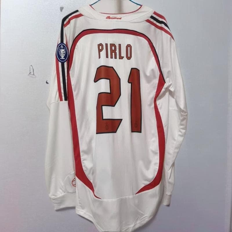 新品 ACミラン PIRLO 21番 長袖 シャツ 06-07 ACミラン PIRLO 21番 長袖 シャツ - メルカリ
