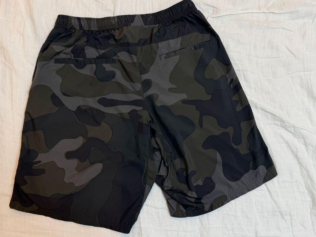 Nikeコラボ F.C.Real Bristol ブラックカモショートパンツ