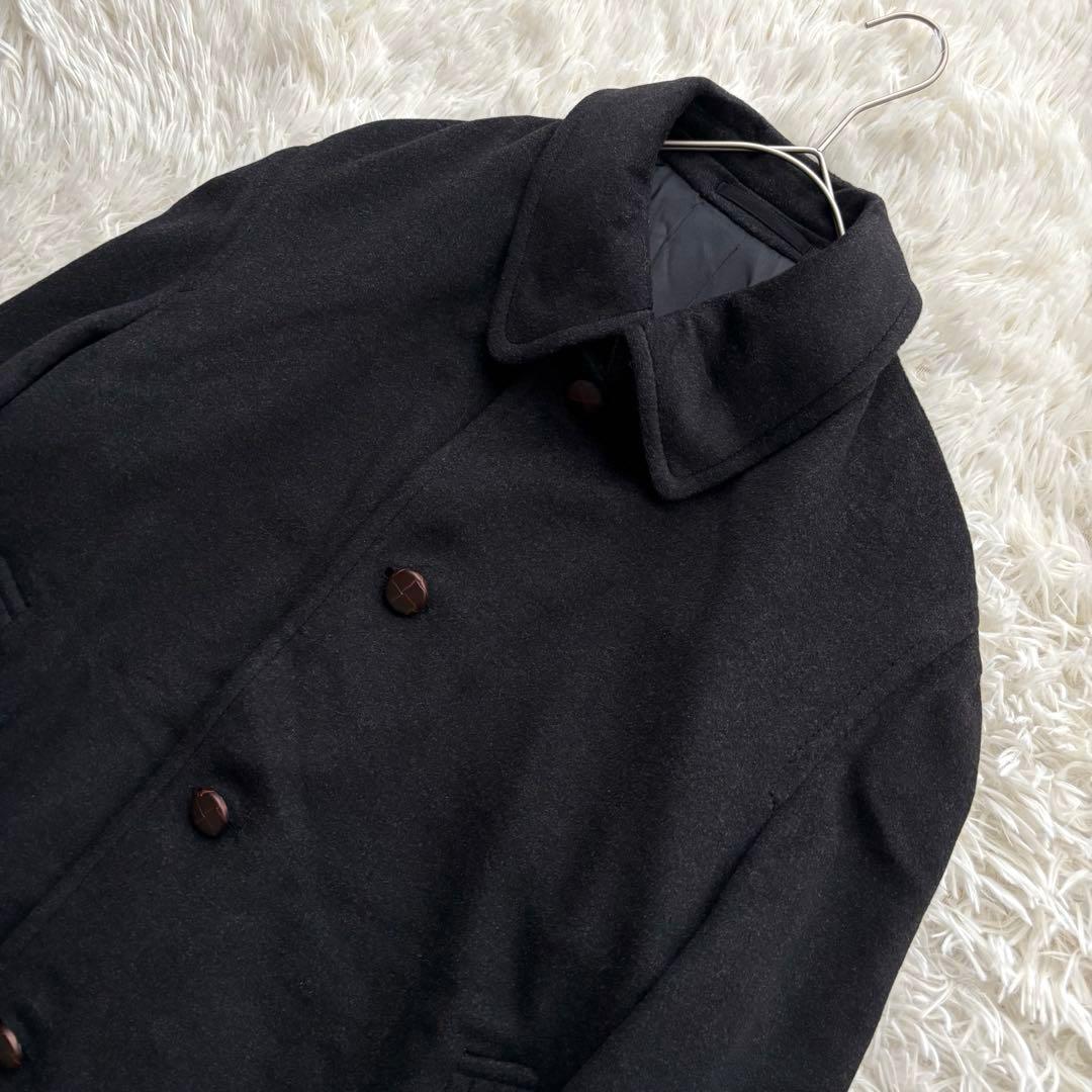 美品✨銀座英國屋 アンゴラ ラムウール シングルコート シルク