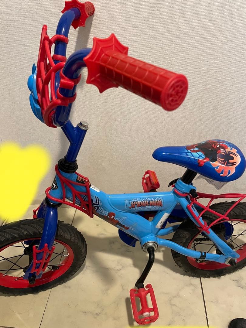 スパイダーマン 自転車 キッズ 幼児 子供 バイク - メルカリ