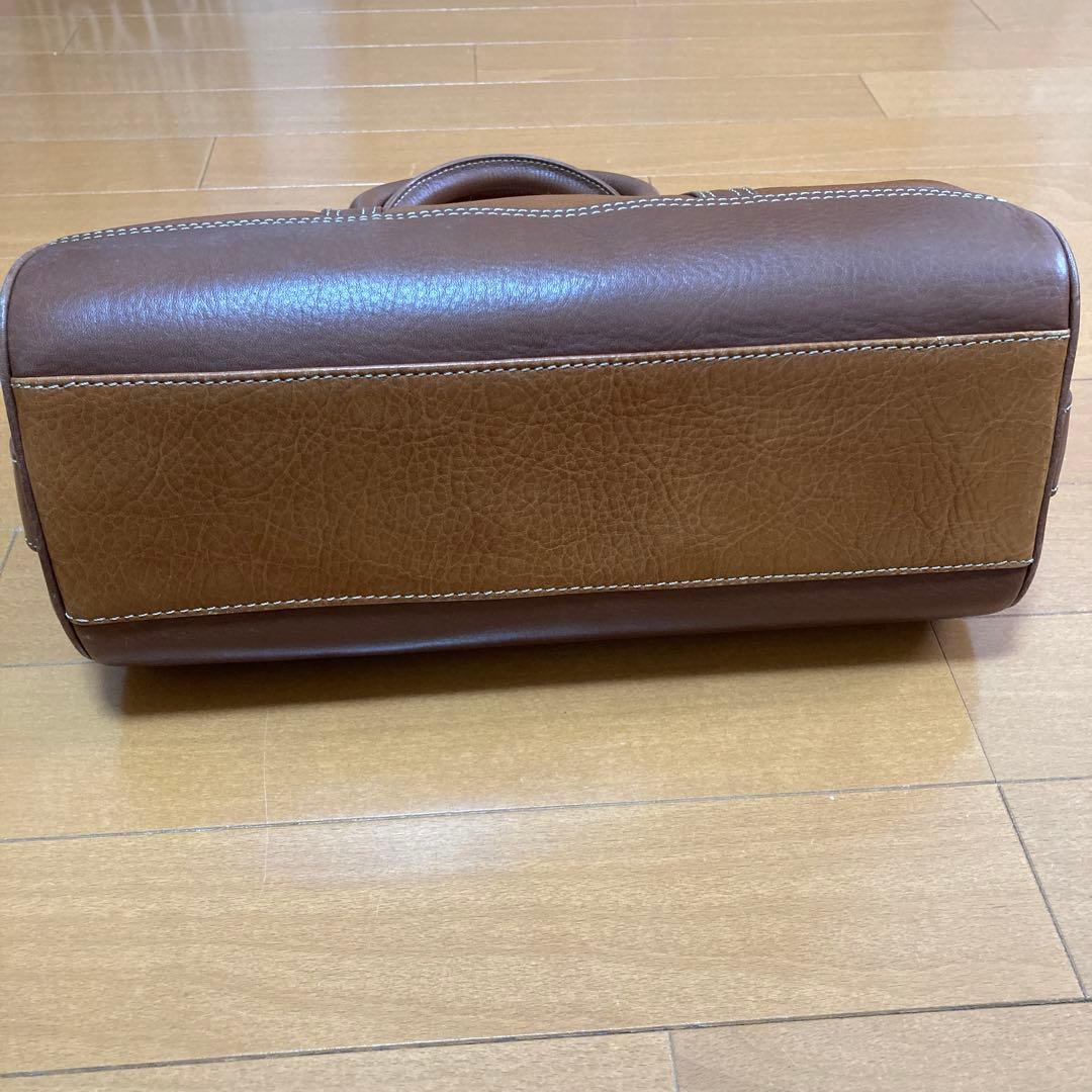 ENRIQUE LOEWE KNAPPE レザー本革 ボストンバッグ