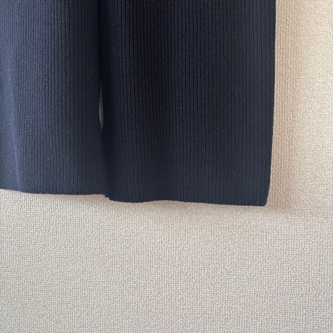 MUSE ドゥーズィエムクラス OLBIA RIB リブパンツ36 ネイビー - パンツ