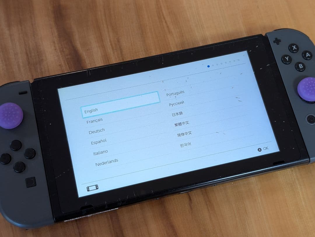 Nintendo Switch 本体 スイッチ ジョイコン5個 写真のもののみ