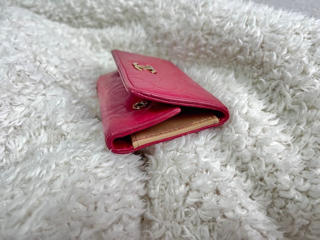 値下げ CHANEL シャネル カメリア キーケース 6連フック - メルカリ