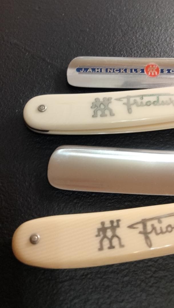 J.A.HENCKELS 西洋剃刀 50/1&70/1 純正ケース付 計2本