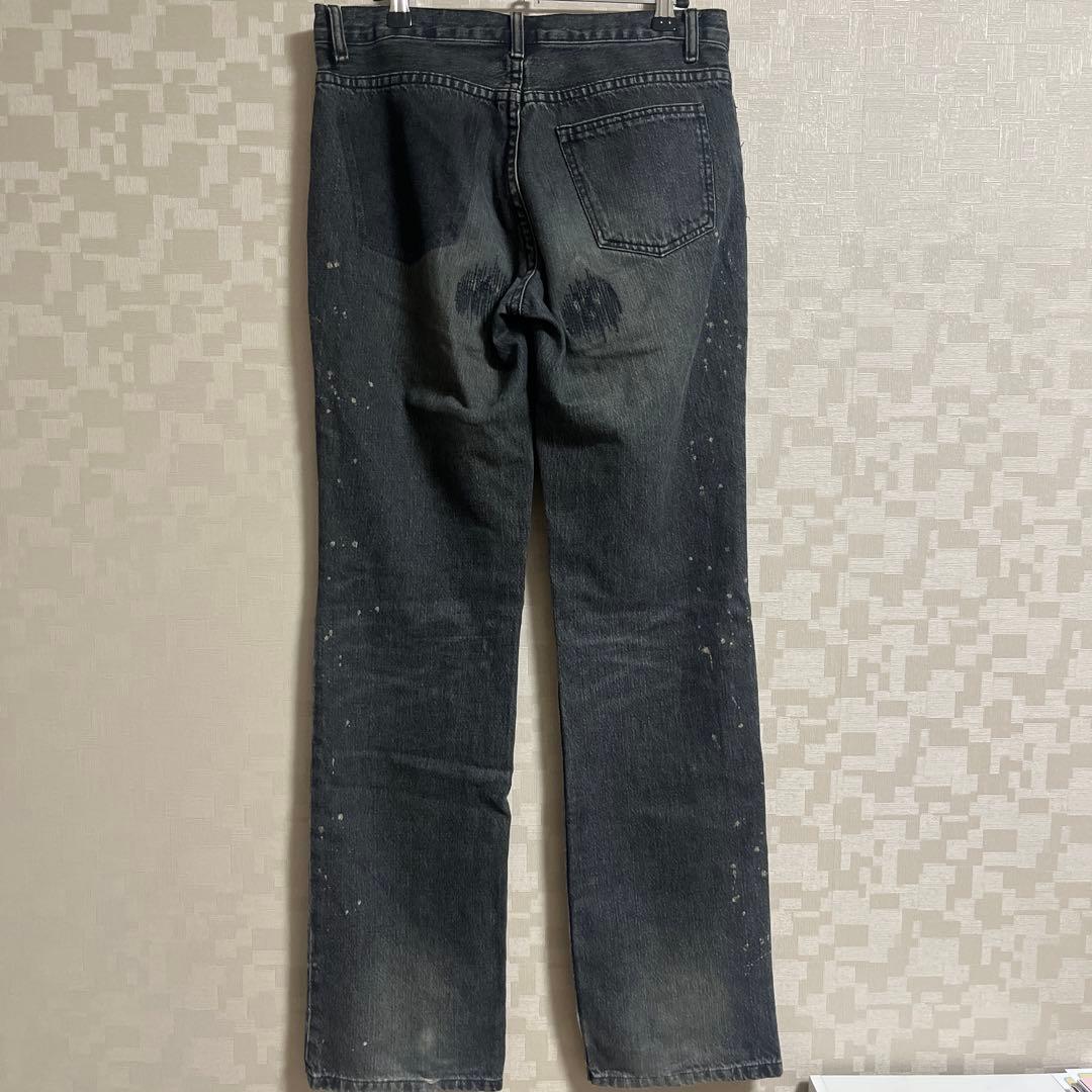 最安値】ナンバーナイン 01AW スタンダード期 グランジデニム 4×34