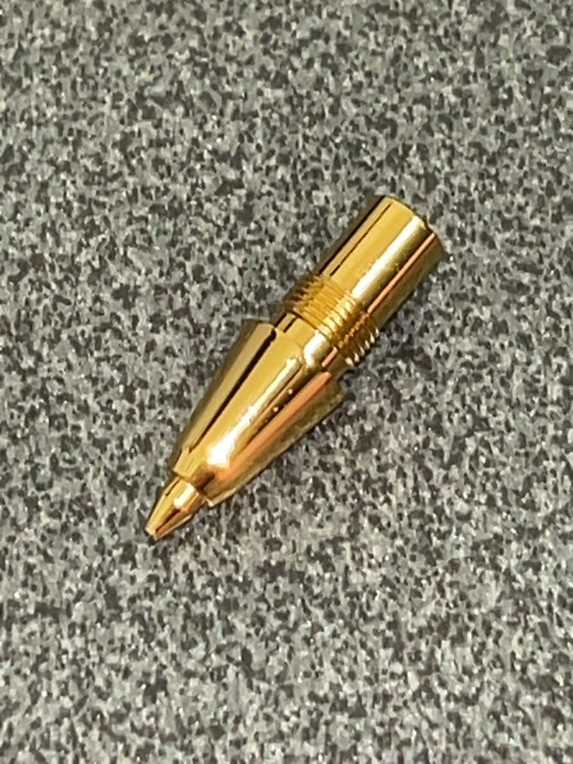10時間以内発送】野原工芸旧型 欅 固定式口金ゴールド シャーペン