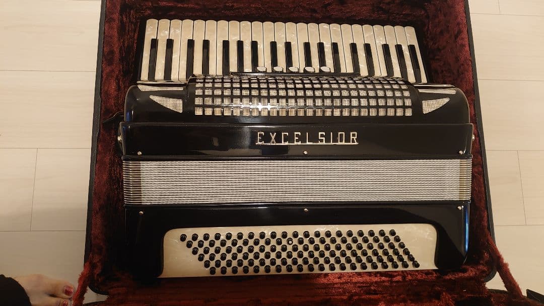 EXCELSIOR mod.400 アコーディオン ケース付き オーバーホール済
