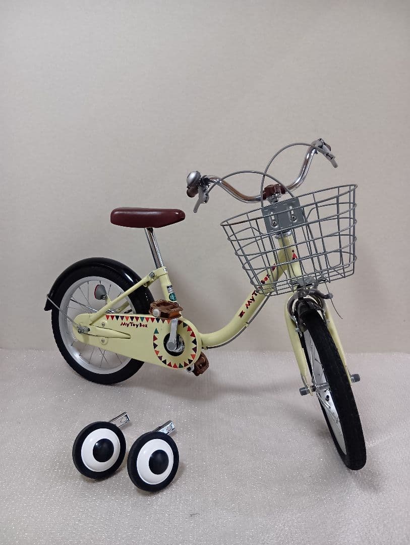 子供用自転車16インチ　補助輪付き 16インチ 身長95～124cm 子供用自転車 ディズニー ミニーマウス ポルカ