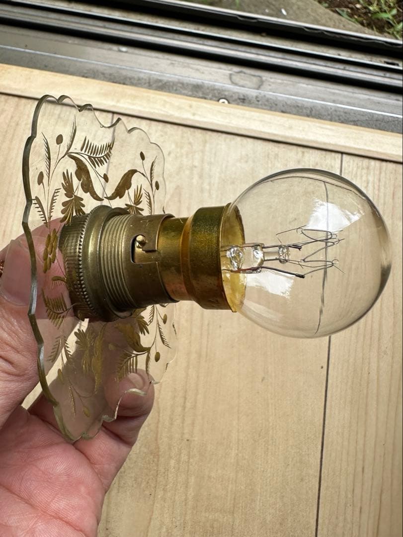 1900年代初頭 フランス アンティーク 金箔で絵付けされた美しい