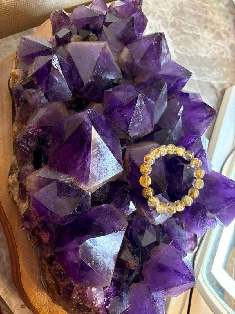 レア♡コンゴ産♡アメジストポイント原石♡9.3kg パワー強!!!!