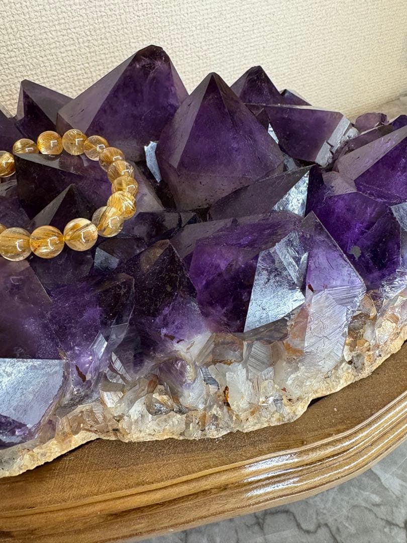 レア♡コンゴ産♡アメジストポイント原石♡9.3kg パワー強!!!!