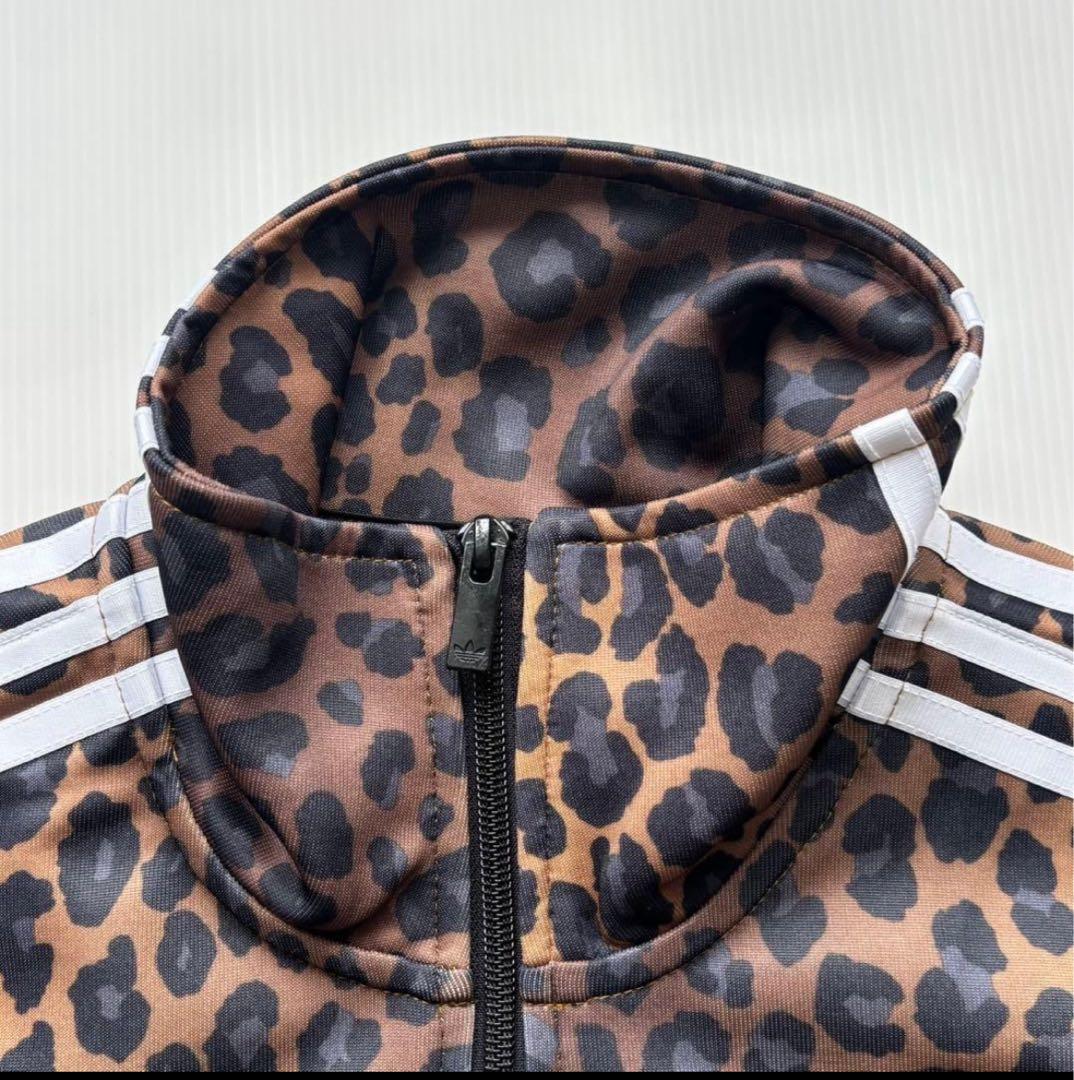 新品 adidas ABCマート限定 レオパード トラックジャケットXSヒョウ柄