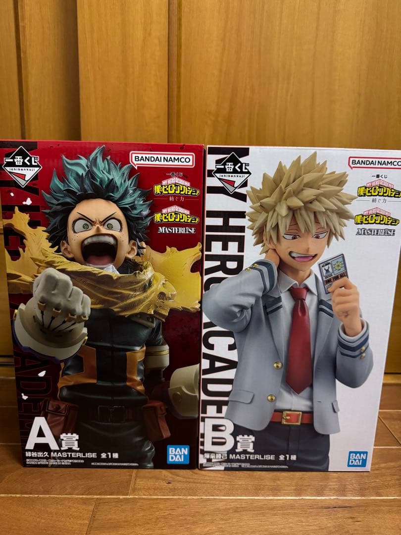 僕のヒーローアカデミア　一番くじ　紡ぐ力　A賞　緑谷　B賞　爆豪勝己　フィギュア 一番くじ 僕のヒーローアカデミア -紡ぐ力- A賞 緑谷出久 MASTERLISE