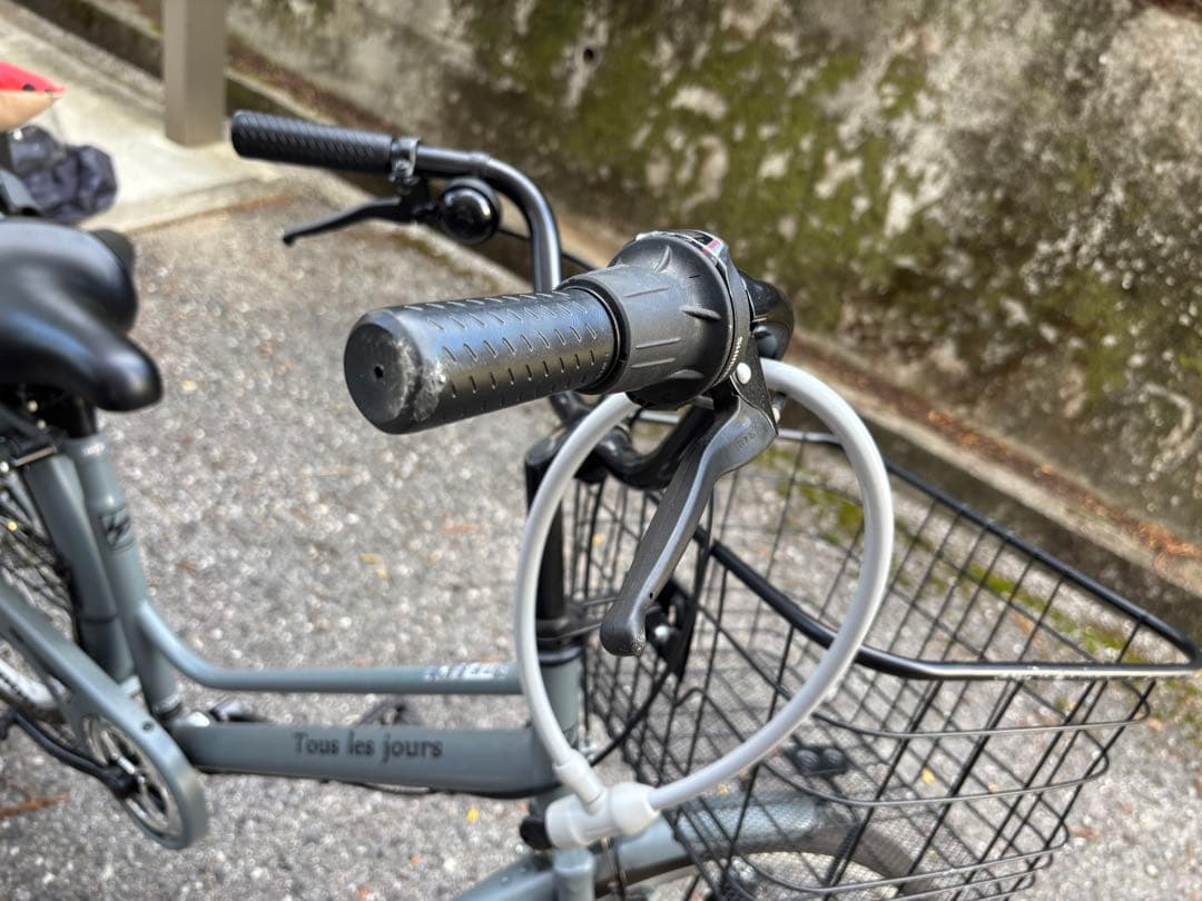 Tous les jours シティサイクル チャイルドシート付き ママチャリ