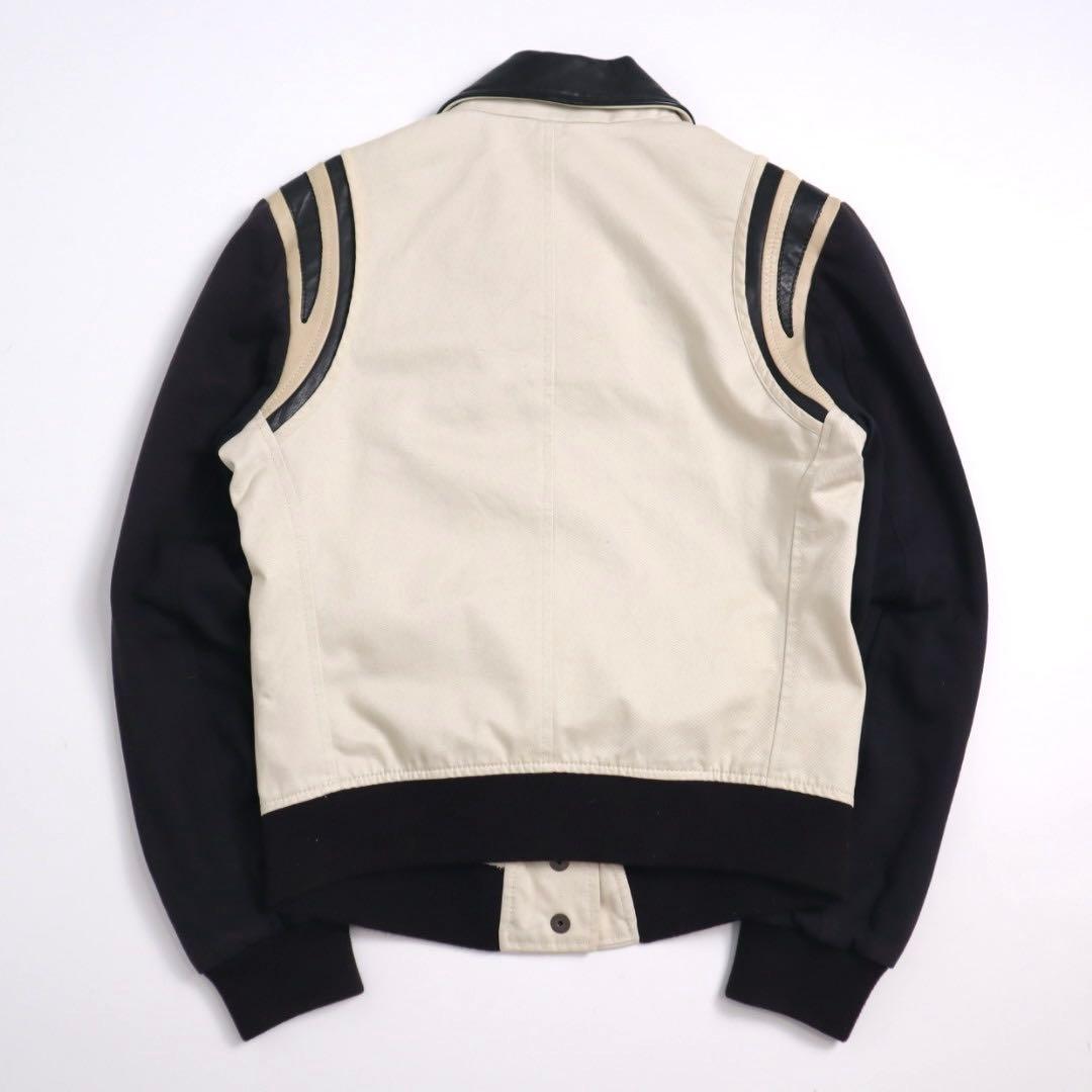 diesel ディーゼル 肩ライン テディジャケット 短丈 スタジャン ブルゾン