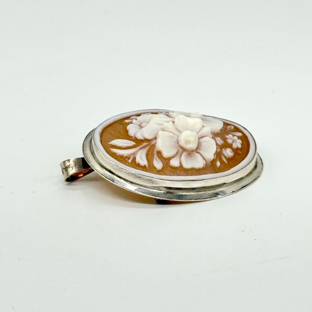 Salvatore Ferragamo フェラガモ ブローチ カメオ 925 - メルカリ